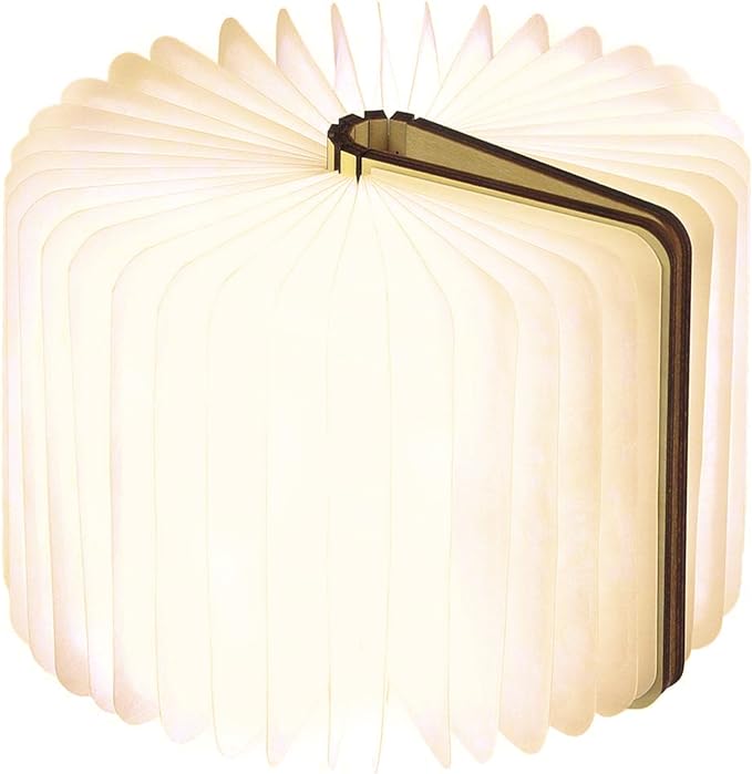 image of gingko smart book light opened to 360 degrees