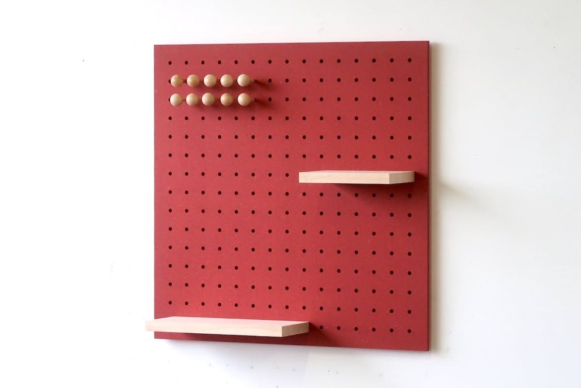 Modular store pegboard system